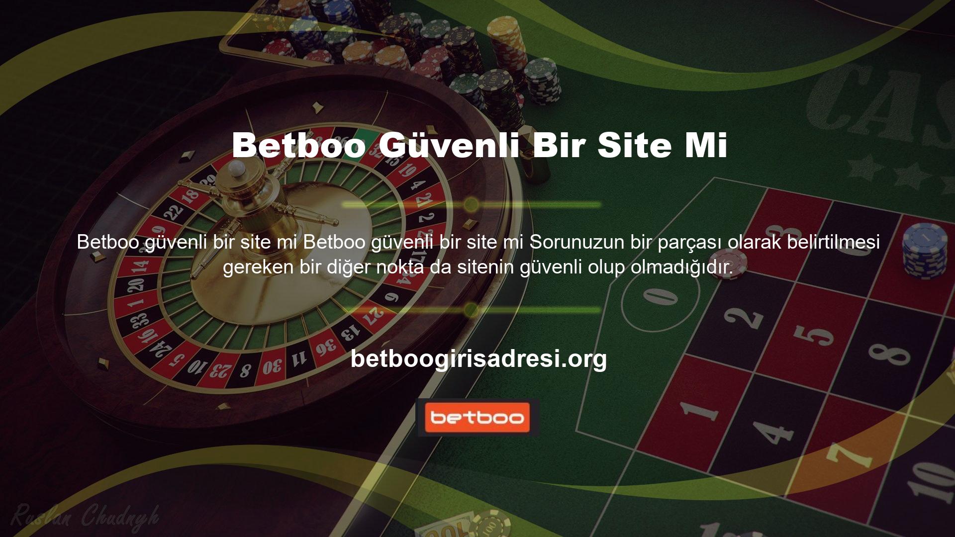 En popüler sitelerden biri olan Betboo kesinlikle sağlam bir sitedir