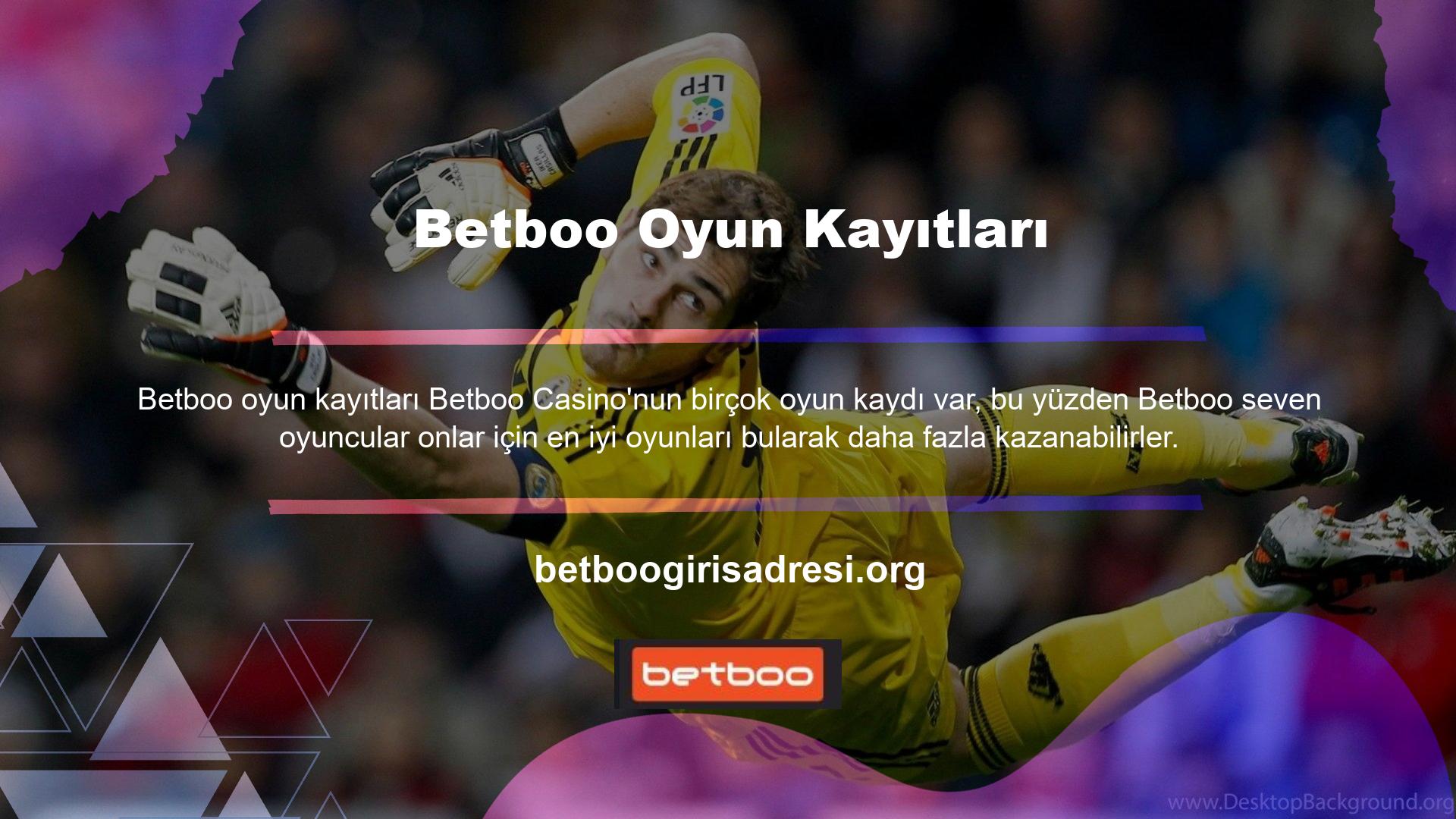 Mevcut Betboo Site Giriş Adresi bir arama motoru tarafından satın alınabilir, siteye giren tüm oyuncular Betboo sitesinin bir üyesi olmalıdır